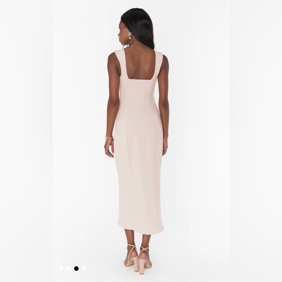 Show Me Your Mumu weddings Eden Blush Pink Maxi Dress Size M - Picture 8 of 8
